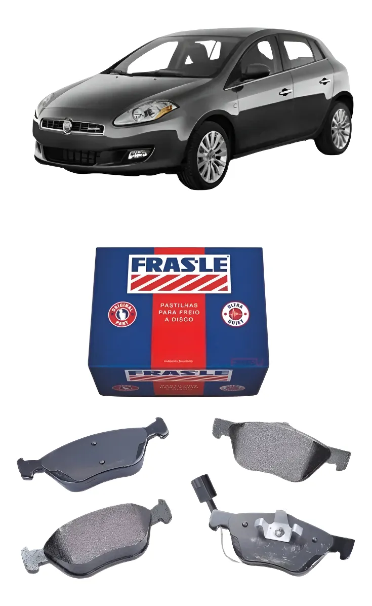 Pastilha Freio Dianteira Bravo 1.8 16v 2011 Até 2020 Fras-le PD92B