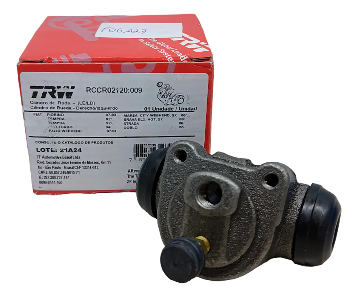 Cilindro Freio Tras Strada 1.4 8v Fire 2005 A 2015 RCCR02120