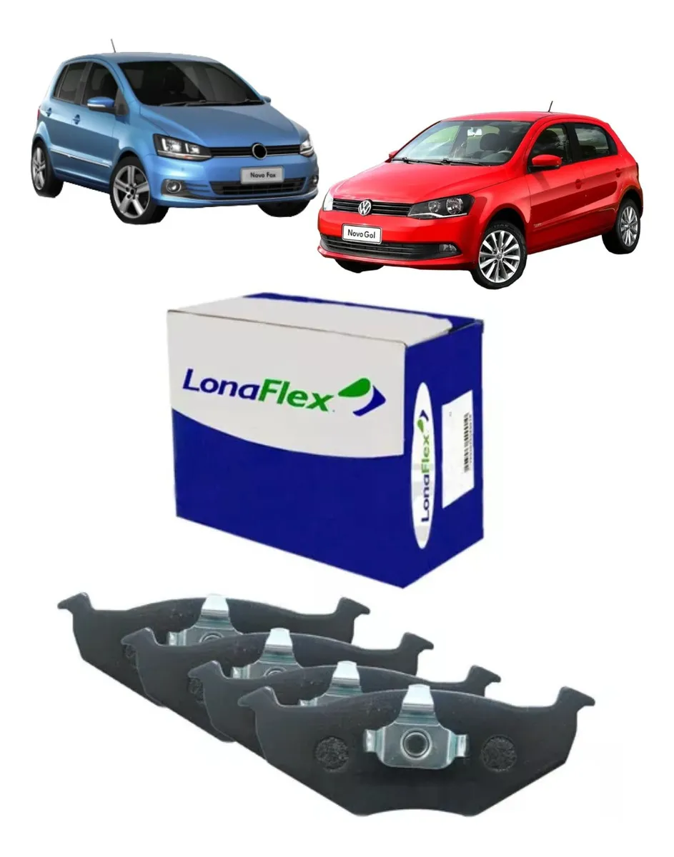 Pastilha Freio Diant Fox/Gol/Saveiro/Voyage... Lonaflex P367