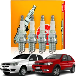 Jogo De Velas Fiat Uno Palio Siena 1.0 1.4 8v Motor Fire